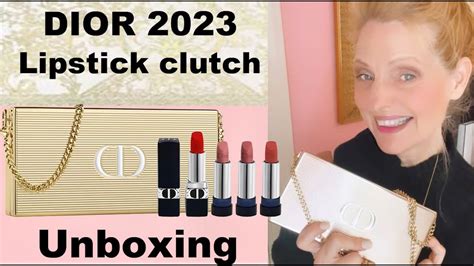 christian dior lipstick clutch 2023|dior clutch lipstick set 2024.